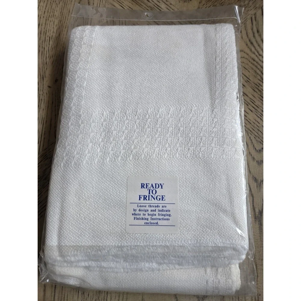 Charles Craft Lady Elizabeth Afghan 14 ct Cross Stitch Blanket Blank 48